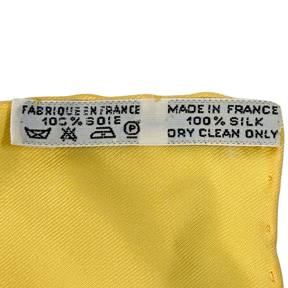 Hermes scarf/muffler, Carre 90 "Vive le Vent" (Let the Wind Blow), women's, b... - Picture 4 of 13